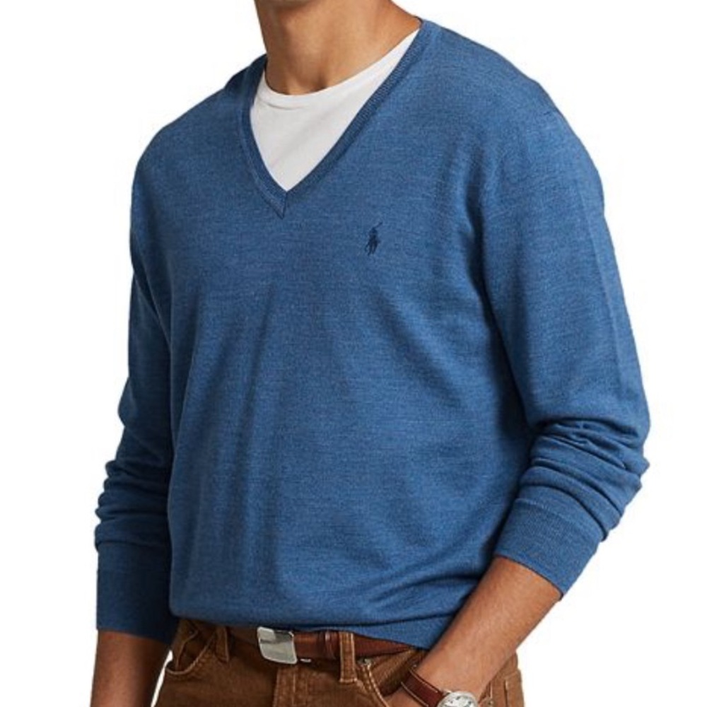 Polo by Ralph Lauren V-Neck Sweater Size M